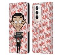 Head Case Designs Officially Licensed Mr. Bean: The Animated Series Photograph Graphic Art Leather Wallet Case Compatible With OPPO Reno12 5G