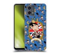 Head Case Designs Officially Licensed Mr. Bean: The Animated Series Royal Bean Graphic Art Gel Case [Military Grade Protection] Compatible With Motorola Moto G (2023)
