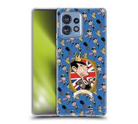 Head Case Designs Officially Licensed Mr. Bean: The Animated Series Royal Bean Graphic Art Gel Case [Military Grade Protection] Compatible With Moto Edge 40 Pro/Plus 2023