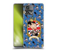 Head Case Designs Officially Licensed Mr. Bean: The Animated Series Royal Bean Graphic Art Gel Case [Military Grade Protection] Compatible With Motorola Moto Edge 30 Fusion