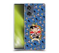 Head Case Designs Officially Licensed Mr. Bean: The Animated Series Royal Bean Graphic Art Gel Case [Military Grade Protection] Compatible With Motorola Edge 50 Fusion
