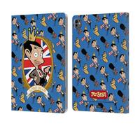 Head Case Designs Officially Licensed Mr. Bean: The Animated Series Royal Bean Graphic Art Leather Wallet Case Compatible With Apple iPad Pro 13 M4 2024
