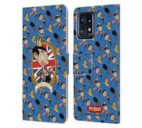 Head Case Designs Officially Licensed Mr. Bean: The Animated Series Royal Bean Graphic Art Leather Wallet Case Compatible With Moto Edge 40 Pro/Plus 2023