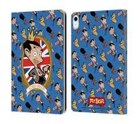 Head Case Designs Officially Licensed Mr. Bean: The Animated Series Royal Bean Graphic Art Leather Wallet Case Compatible With Apple iPad 10.9 2022/2025