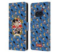 Head Case Designs Officially Licensed Mr. Bean: The Animated Series Royal Bean Graphic Art Leather Wallet Case Compatible With Nothing Phone (2a)