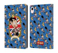 Head Case Designs Officially Licensed Mr. Bean: The Animated Series Royal Bean Graphic Art Leather Wallet Case Compatible With Apple iPad mini (2021/2024)