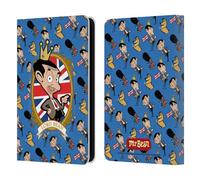Head Case Designs Officially Licensed Mr. Bean: The Animated Series Royal Bean Graphic Art Leather Wallet Case Compatible With Kindle Paperwhite 5 (2021)