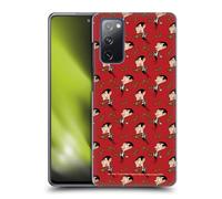 Head Case Designs Officially Licensed Mr. Bean: The Animated Series Teddy Pattern Graphic Art Hard Back Case Compatible With Samsung Galaxy S20 FE / 5G