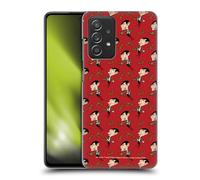 Head Case Designs Officially Licensed Mr. Bean: The Animated Series Teddy Pattern Graphic Art Hard Back Case Compatible With Galaxy A52 / A52s / 5G (2021)