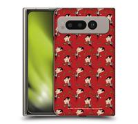 Head Case Designs Officially Licensed Mr. Bean: The Animated Series Teddy Pattern Graphic Art Hard Back Case Compatible With Google Pixel Fold