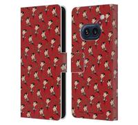 Head Case Designs Officially Licensed Mr. Bean: The Animated Series Teddy Pattern Graphic Art Leather Wallet Case Compatible With Nothing Phone (2a)