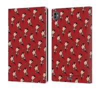 Head Case Designs Officially Licensed Mr. Bean: The Animated Series Teddy Pattern Graphic Art Leather Wallet Case Compatible With Apple iPad Pro 11 M4 2024