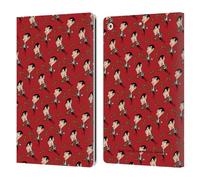 Head Case Designs Officially Licensed Mr. Bean: The Animated Series Teddy Pattern Graphic Art Leather Wallet Case Compatible With Apple iPad 10.2 2019/2020/2021