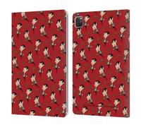Head Case Designs Officially Licensed Mr. Bean: The Animated Series Teddy Pattern Graphic Art Leather Wallet Case Compatible With Apple iPad Pro 11 2020/2021 / 2022