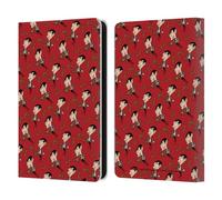 Head Case Designs Officially Licensed Mr. Bean: The Animated Series Teddy Pattern Graphic Art Leather Wallet Case Compatible With Amazon Kindle 11th Gen 6in 2022