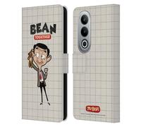 Head Case Designs Officially Licensed Mr. Bean: The Animated Series With Teddy Graphic Art Leather Wallet Case Compatible With OnePlus Ace 3V 5G
