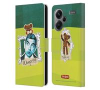 Head Case Designs Officially Licensed Mr. Bean With Teddy Doodle Art Leather Wallet Case Compatible With Xiaomi Redmi Note 13 Pro Plus 5G