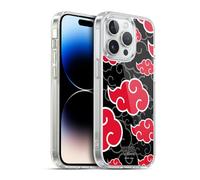 Head Case Designs Officially Licensed Naruto Shippuden Akatsuki Iconic Gel Case [Military Grade Protection] Compatible with Apple iPhone 14 Pro and Compatible with MagSafe
