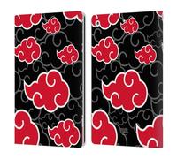 Head Case Designs Officially Licensed Naruto Shippuden Akatsuki Iconic Leather Wallet Case Compatible With Apple iPad 10.2 2019/2020/2021