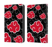 Head Case Designs Officially Licensed Naruto Shippuden Akatsuki Iconic Leather Wallet Case Compatible With Kindle Paperwhite 5 (2021)
