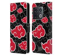 Head Case Designs Officially Licensed Naruto Shippuden Akatsuki Iconic Leather Wallet Case Compatible With OnePlus 10 Pro