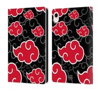 Head Case Designs Officially Licensed Naruto Shippuden Akatsuki Iconic Leather Wallet Case Compatible With Apple iPad mini (2021/2024)