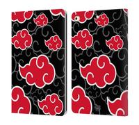 Head Case Designs Officially Licensed Naruto Shippuden Akatsuki Iconic Leather Wallet Case Compatible With Apple iPad 9.7 2017 / iPad 9.7 2018