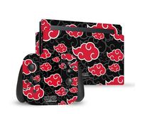 Head Case Designs Officially Licensed Naruto Shippuden Akatsuki Iconic Vinyl Sticker Gaming Skin Decal Cover Compatible With Nintendo Switch Console & Dock & Joy-Con Controller Bundle