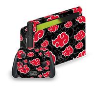 Head Case Designs Officially Licensed Naruto Shippuden Akatsuki Iconic Vinyl Sticker Gaming Skin Decal Cover Compatible With Nintendo Switch OLED Bundle