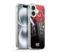Head Case Designs Officially Licensed Naruto Shippuden Akatsuki Key Art Gel Case [Military Grade Protection] Compatible with Apple iPhone 16 Plus and Compatible with MagSafe