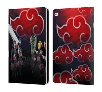 Head Case Designs Officially Licensed Naruto Shippuden Akatsuki Key Art Leather Wallet Case Compatible With Apple iPad Air 2 (2014)