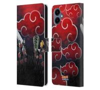 Head Case Designs Officially Licensed Naruto Shippuden Akatsuki Key Art Leather Wallet Case Compatible With Samsung Galaxy A06 4G