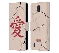 Head Case Designs Officially Licensed Naruto Shippuden Gaara Tattoo Iconic Leather Wallet Case Compatible With Nokia C01 Plus/C1 2nd Edition