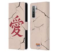Head Case Designs Officially Licensed Naruto Shippuden Gaara Tattoo Iconic Leather Wallet Case Compatible With Huawei Nova 7 SE/P40 Lite 5G