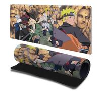 Head Case Designs Officially Licensed Naruto Shippuden Hokage Group Graphic Art Gaming Office Desk PC Keyboard Mouse Mat Pad 23.62 x 11.81 x 0.12 inches (600 x 300 mm) - L