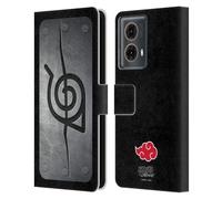 Head Case Designs Officially Licensed Naruto Shippuden Itachi Headband Iconic Leather Wallet Case Compatible With Motorola Moto G85