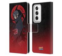 Head Case Designs Officially Licensed Naruto Shippuden Itachi Uchiha Character Art Leather Wallet Case Compatible With OPPO Reno12 Pro 5G