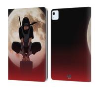 Head Case Designs Officially Licensed Naruto Shippuden Itachi Uchiha Moon Character Art Leather Wallet Case Compatible With Apple iPad Air 11 2020/2022/2024/2025