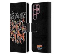 Head Case Designs Officially Licensed Naruto Shippuden Kage Bunshin Art Leather Wallet Case Compatible With Samsung Galaxy S22 Ultra 5G