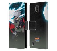 Head Case Designs Officially Licensed Naruto Shippuden Kakashi Hatake Character Art Leather Wallet Case Compatible With Nokia C01 Plus/C1 2nd Edition