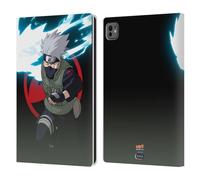 Head Case Designs Officially Licensed Naruto Shippuden Kakashi Hatake Character Art Leather Wallet Case Compatible With Apple iPad Pro 11 M4/M5 2024/2025