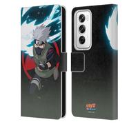 Head Case Designs Officially Licensed Naruto Shippuden Kakashi Hatake Character Art Leather Wallet Case Compatible With OPPO Reno12 Pro 5G