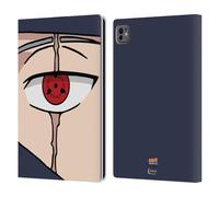 Head Case Designs Officially Licensed Naruto Shippuden Kakashi Sharingan Iconic Leather Wallet Case Compatible With Apple iPad Pro 11 M4 2024
