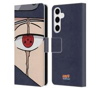 Head Case Designs Officially Licensed Naruto Shippuden Kakashi Sharingan Iconic Leather Wallet Case Compatible With Samsung Galaxy S24+ 5G