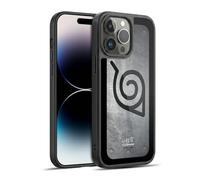 Head Case Designs Officially Licensed Naruto Shippuden Konoha Headband Iconic Gel Armour Case [Military Grade Protection] Compatible With Apple iPhone 14 Pro Max