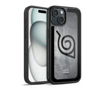 Head Case Designs Officially Licensed Naruto Shippuden Konoha Headband Iconic Gel Armour Case [Military Grade Protection] Compatible With Apple iPhone 15