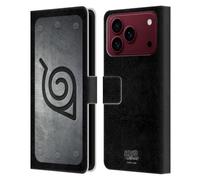 Head Case Designs Officially Licensed Naruto Shippuden Konoha Headband Iconic Leather Wallet Case Compatible With Apple iPhone 18 Pro Max