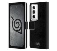 Head Case Designs Officially Licensed Naruto Shippuden Konoha Headband Iconic Leather Wallet Case Compatible With OPPO Reno12 Pro 5G