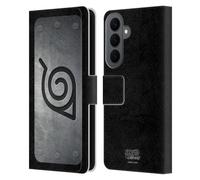 Head Case Designs Officially Licensed Naruto Shippuden Konoha Headband Iconic Leather Wallet Case Compatible With Samsung Galaxy S26 Plus