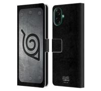 Head Case Designs Officially Licensed Naruto Shippuden Konoha Headband Iconic Leather Wallet Case Compatible With Samsung Galaxy A07